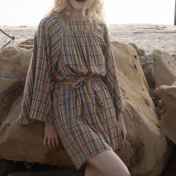 DÔEN Mini Plaid Calder Dress - Picture 5 of 7